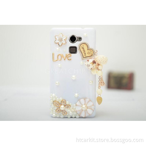 Newest diamond pc mobile phone cover for Huawei Mate 8